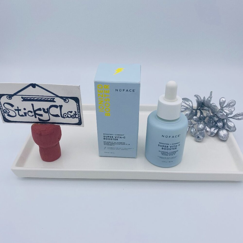 NuFACE Skincare-Brighten + Correct Super Vita-C Booster Care-Full 30ml-BOXED-NEW